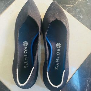 Rothy's The Point Classic Black Flat Size 8.5